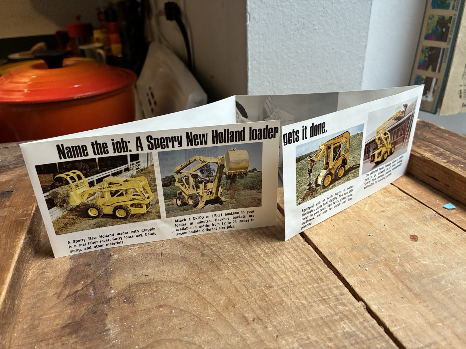 Vintage New Holland Sperry Loader Brochure