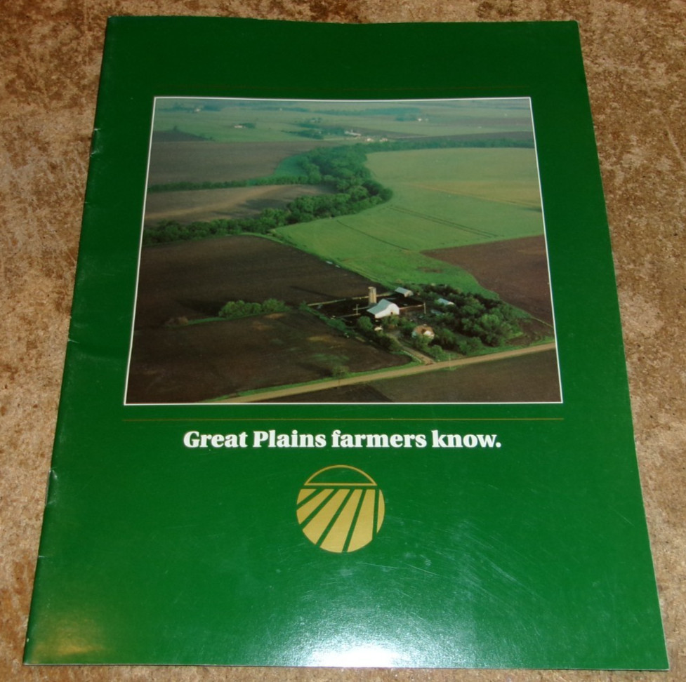 1992 great plains farmers know magazine in good shape used