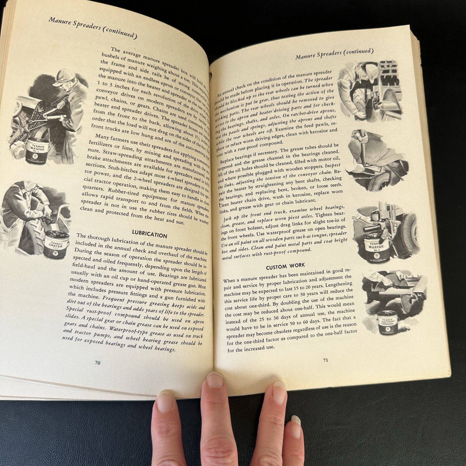 1943 TEXACO HARVEST GOLD FARM MANUAL
