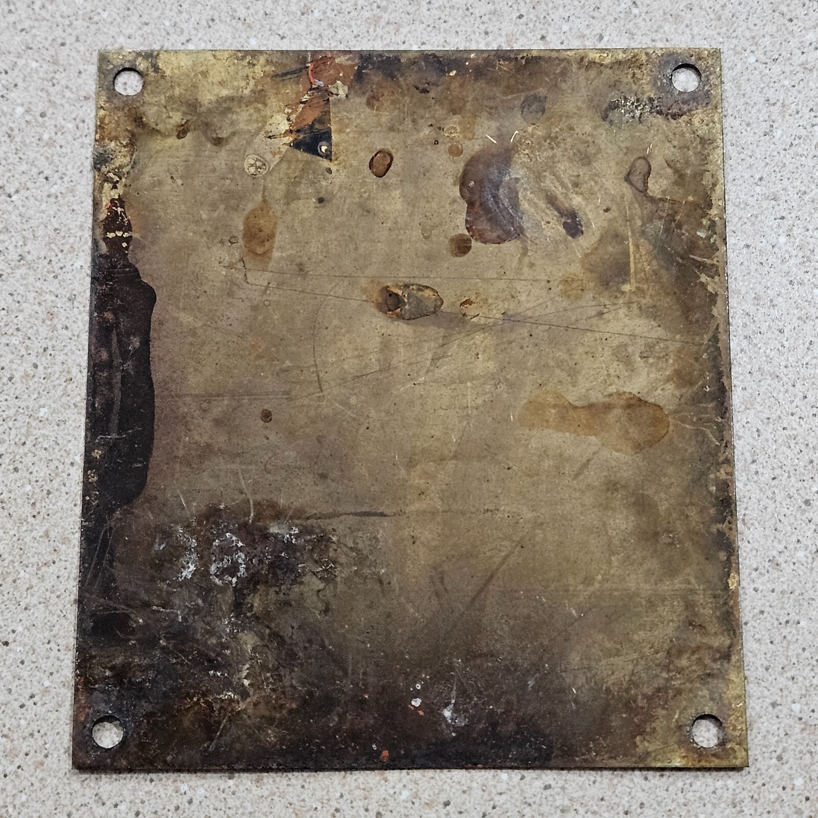 Vintage Insley Excavators Concrete Equipment Indianapolis Data Sign Badge Plate
