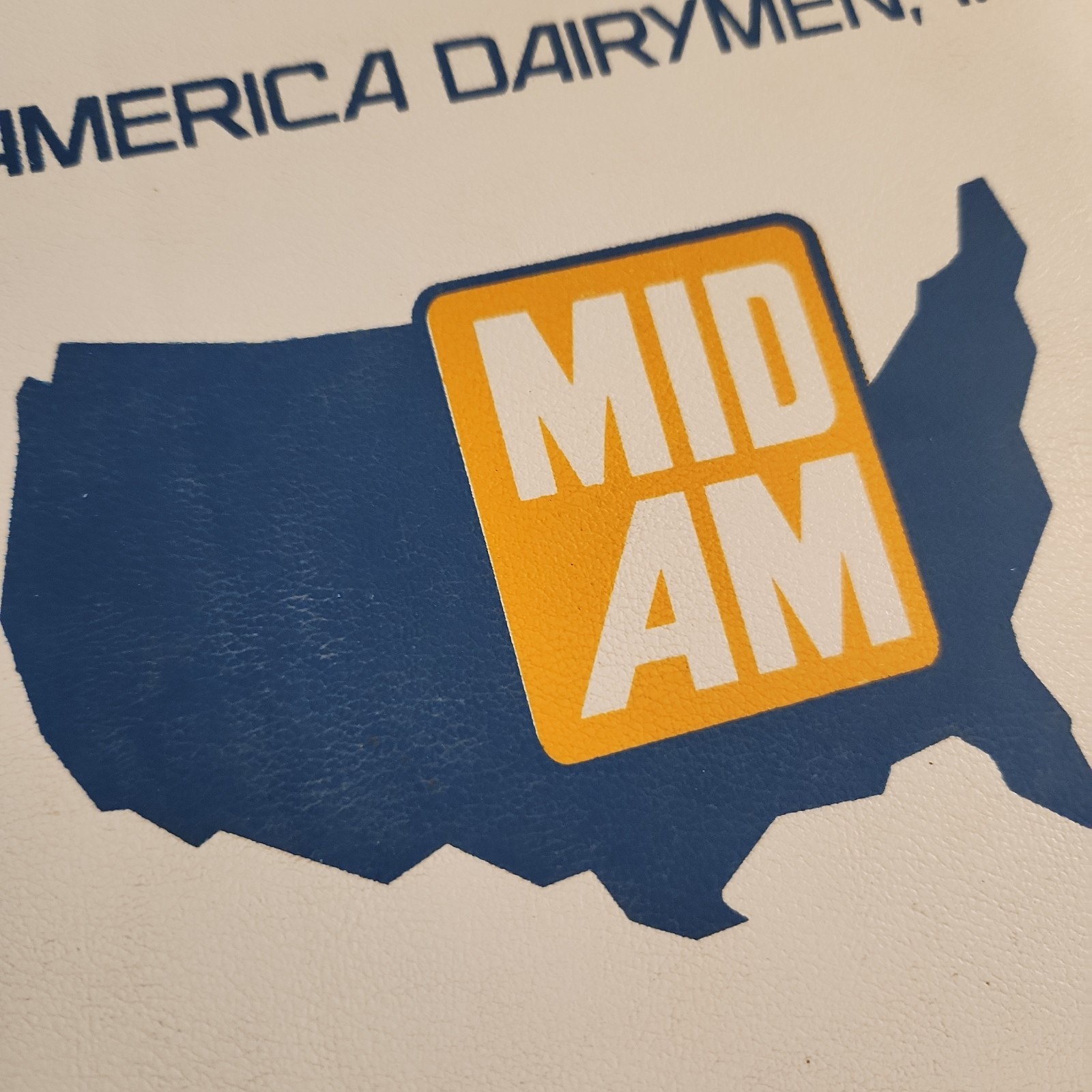 Vintage Mid-America Dairymen Inc. Lot 1972 Corporate Ephemera & Clipboard As Is