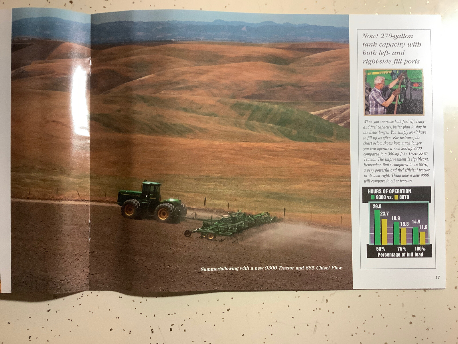 John Deere NEW 260-425 HP 9000 SERIES TRACTOR 32 PAGES 2003 Sales Brochure