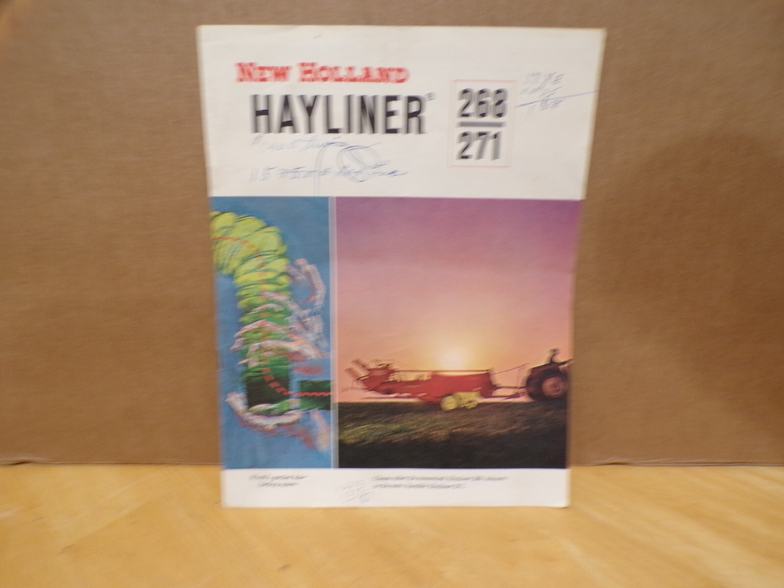 1963 New Holland Hayliner Dealer Brochure Catalog Advertising Agriculture
