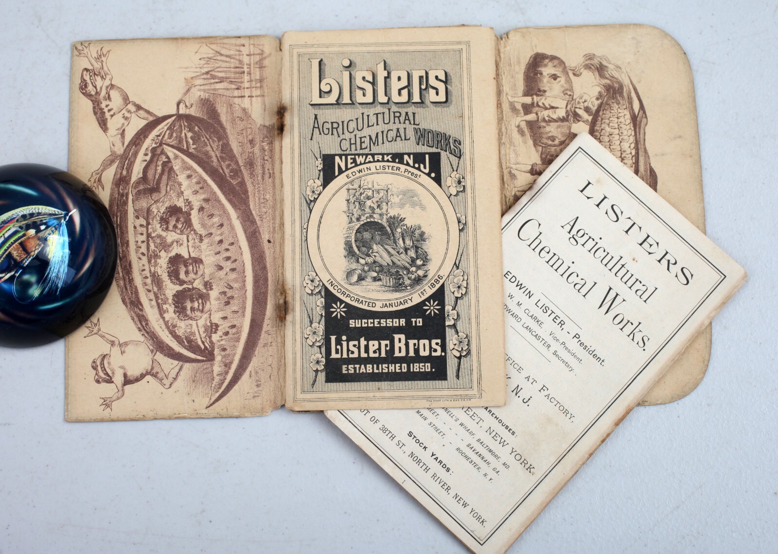 1888 Listers Agricultural Chemical Works Newark NJ Advertising Testimonials