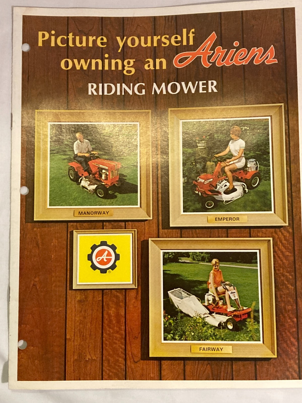 1969 Ariens Riding Mower Tractors Brillion, Wisconsin, Mower Tractor Catalog