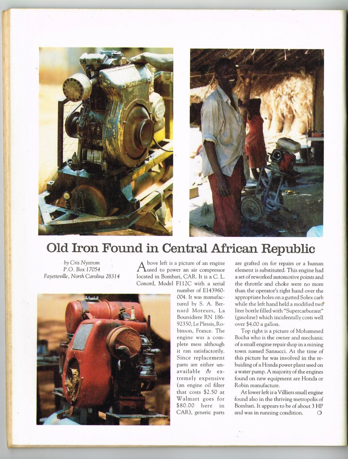 GAS ENGINE magazine November 1996, Case model SC, Fuller & Johnson, Scooters