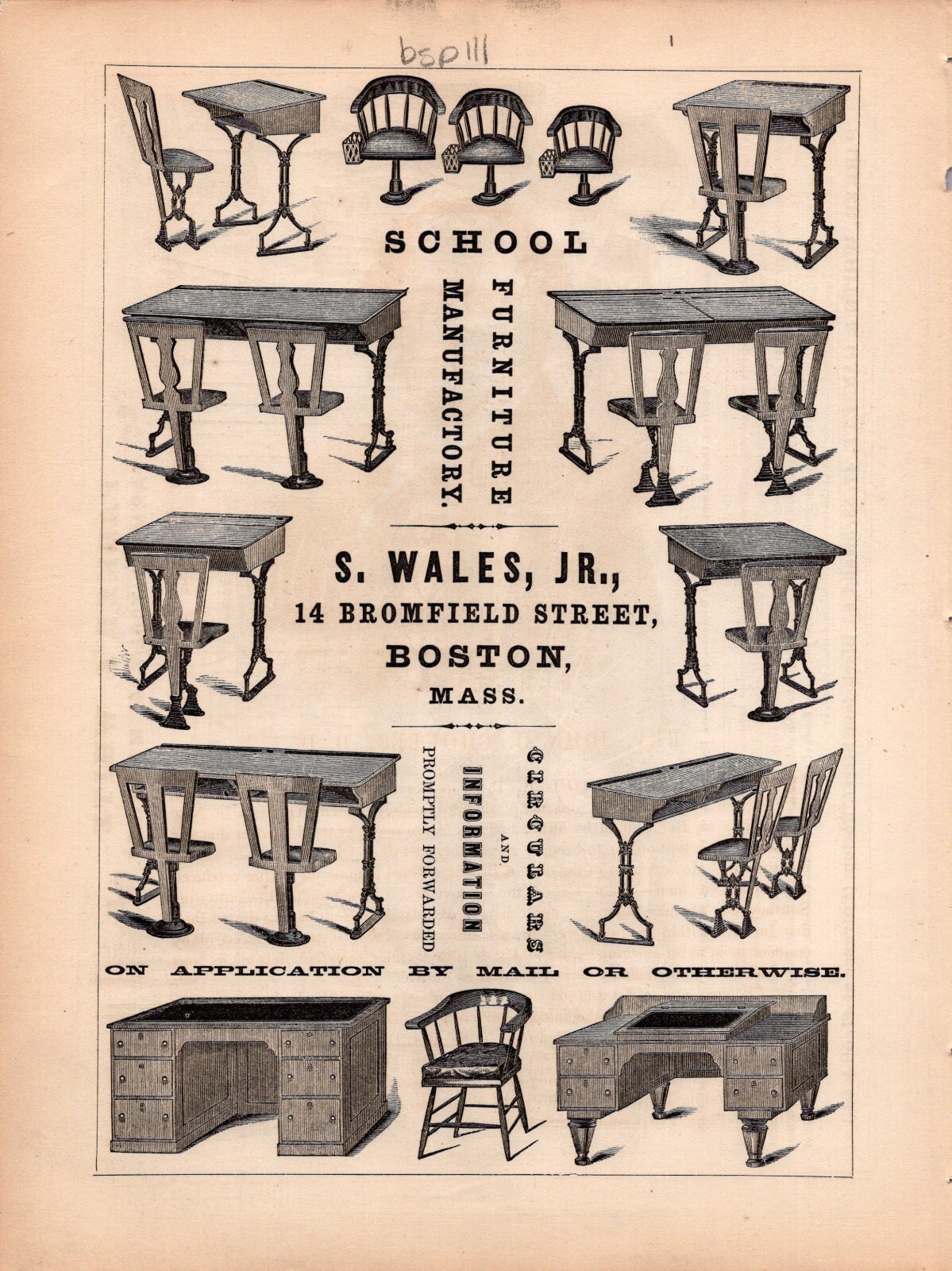 1900 Parker & White Farming Tools & Machines Boston Advertising A11o