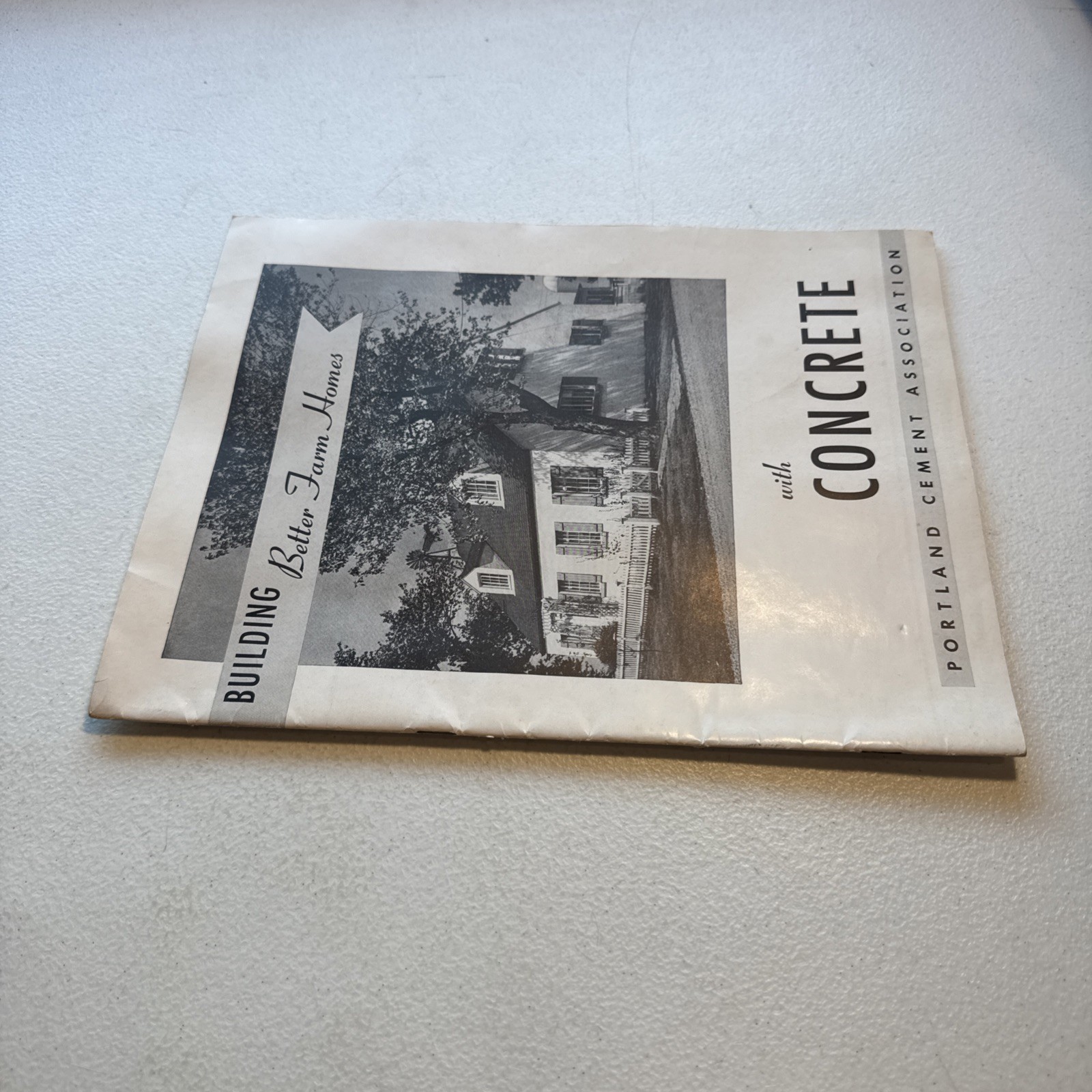 Vintage 1947 Portland Cement Association Building Better Farm Houses Booklet