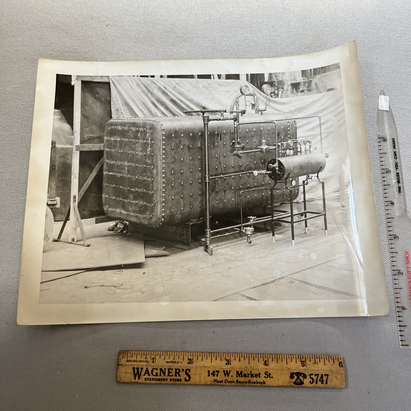 Vntg 1950s York Pa AB Farquar Co. Official Archive Photograph Early Machinery