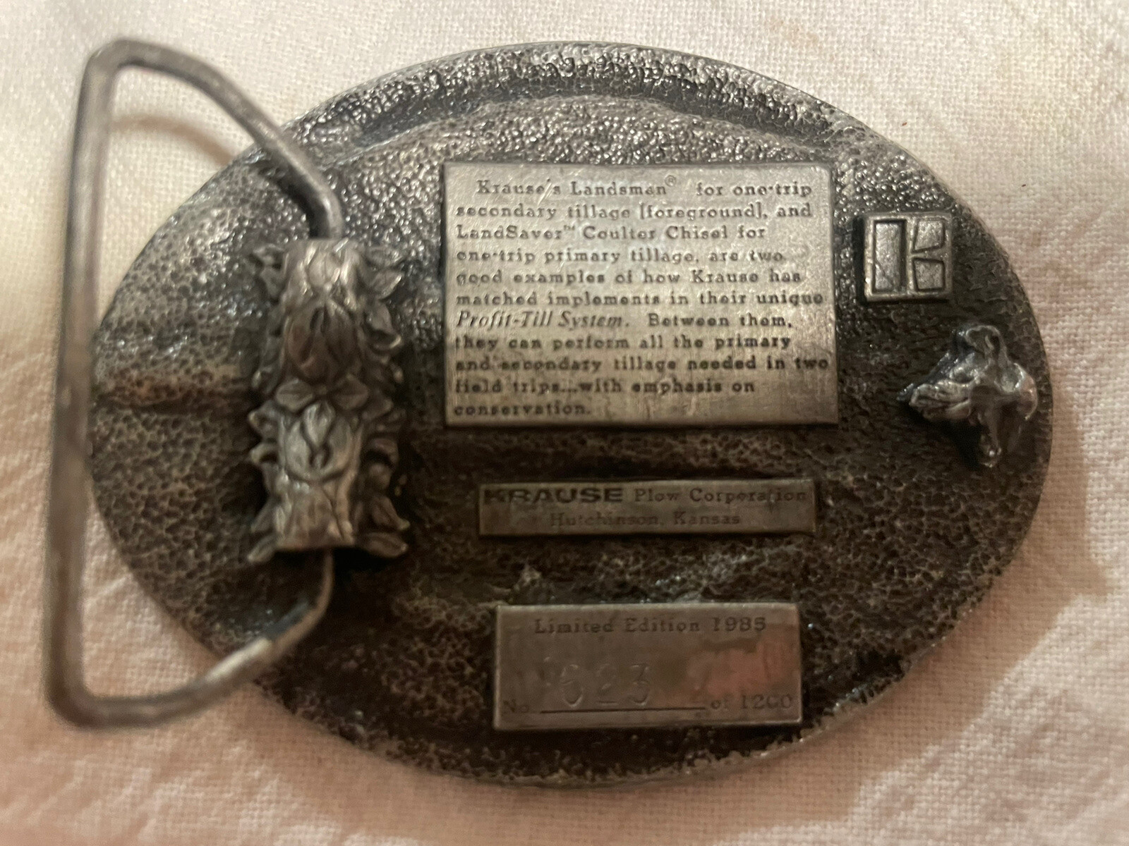 Limited Edition Krause Belt Buckle “Profit Till Systems” [Broken Tip]