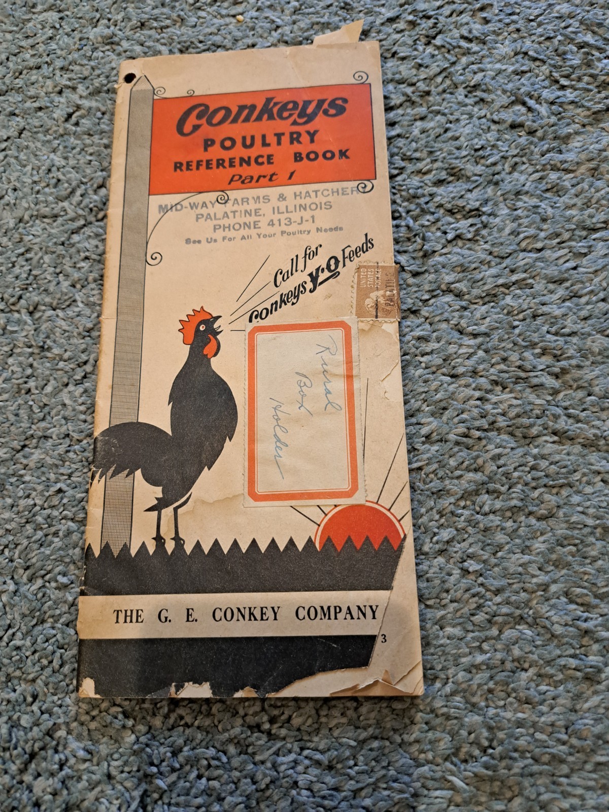 Conkeys Poultry Reference Book Part I 1946 G. E. Conkey Co. Chickens