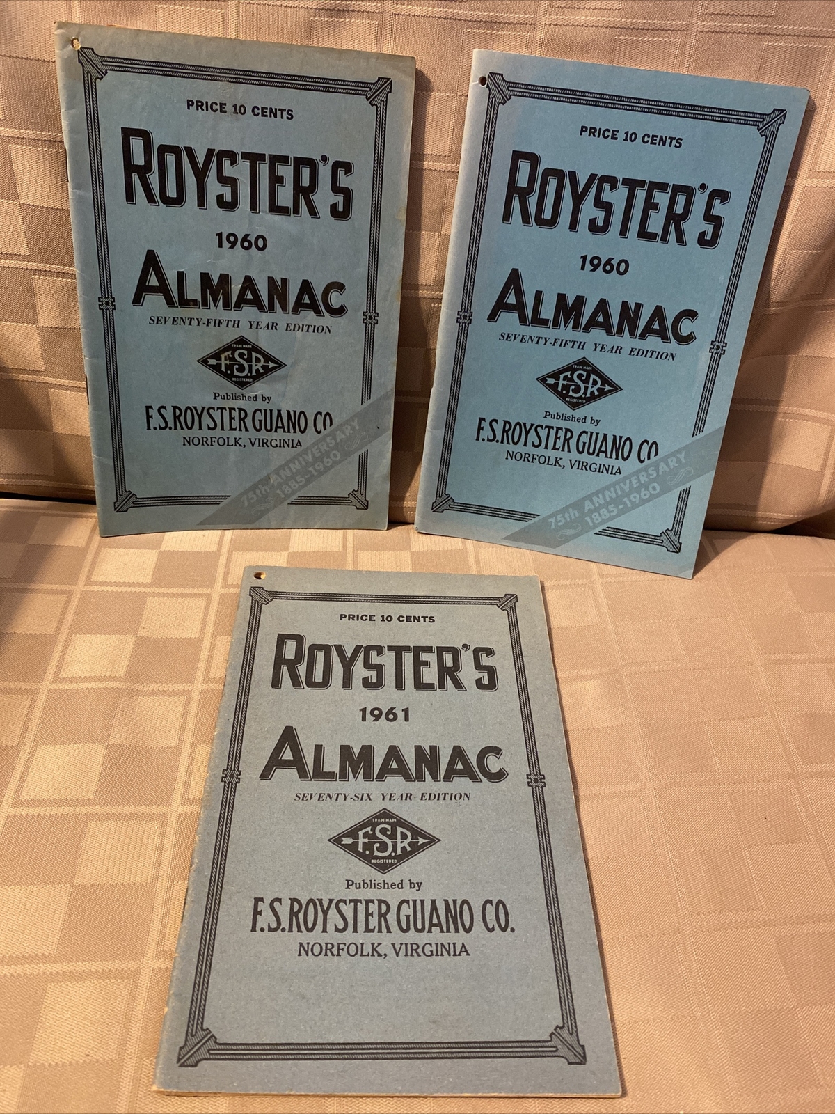 Vintage F.S.Royster Guano Farmer&rsquo;s Almanac