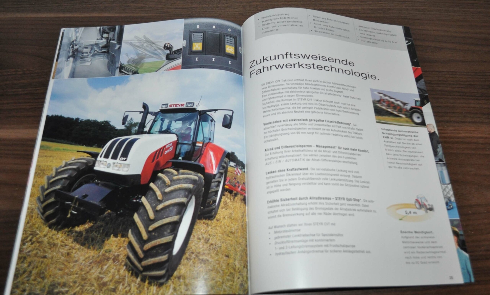 Steyr CVT 120 130 150 170 Tractor Brochure Prospekt
