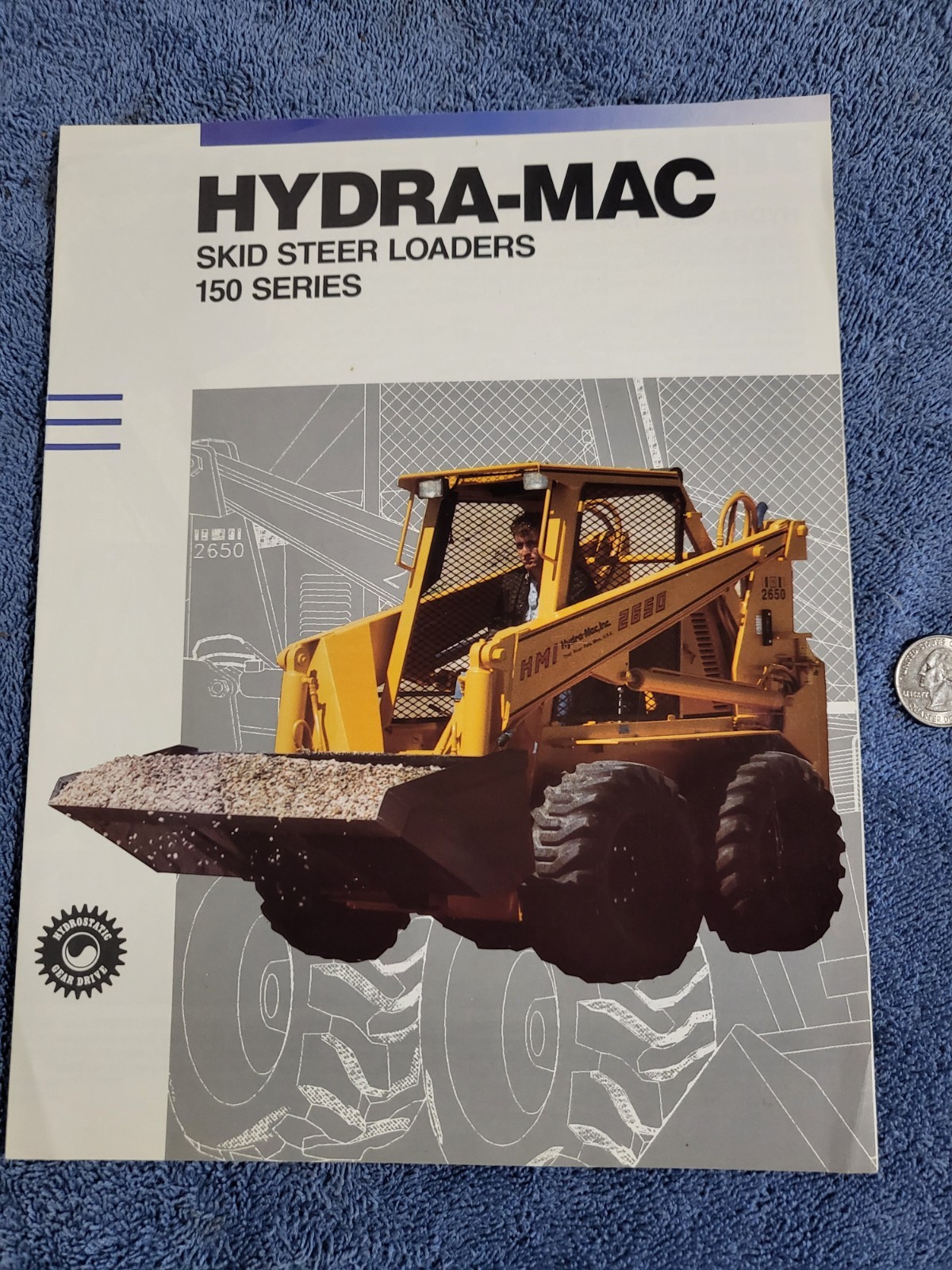 Vintage 1991 Hydra Mac 1450 1850 2650 Skid Steer Loader BROCHURE TRF Minnesota