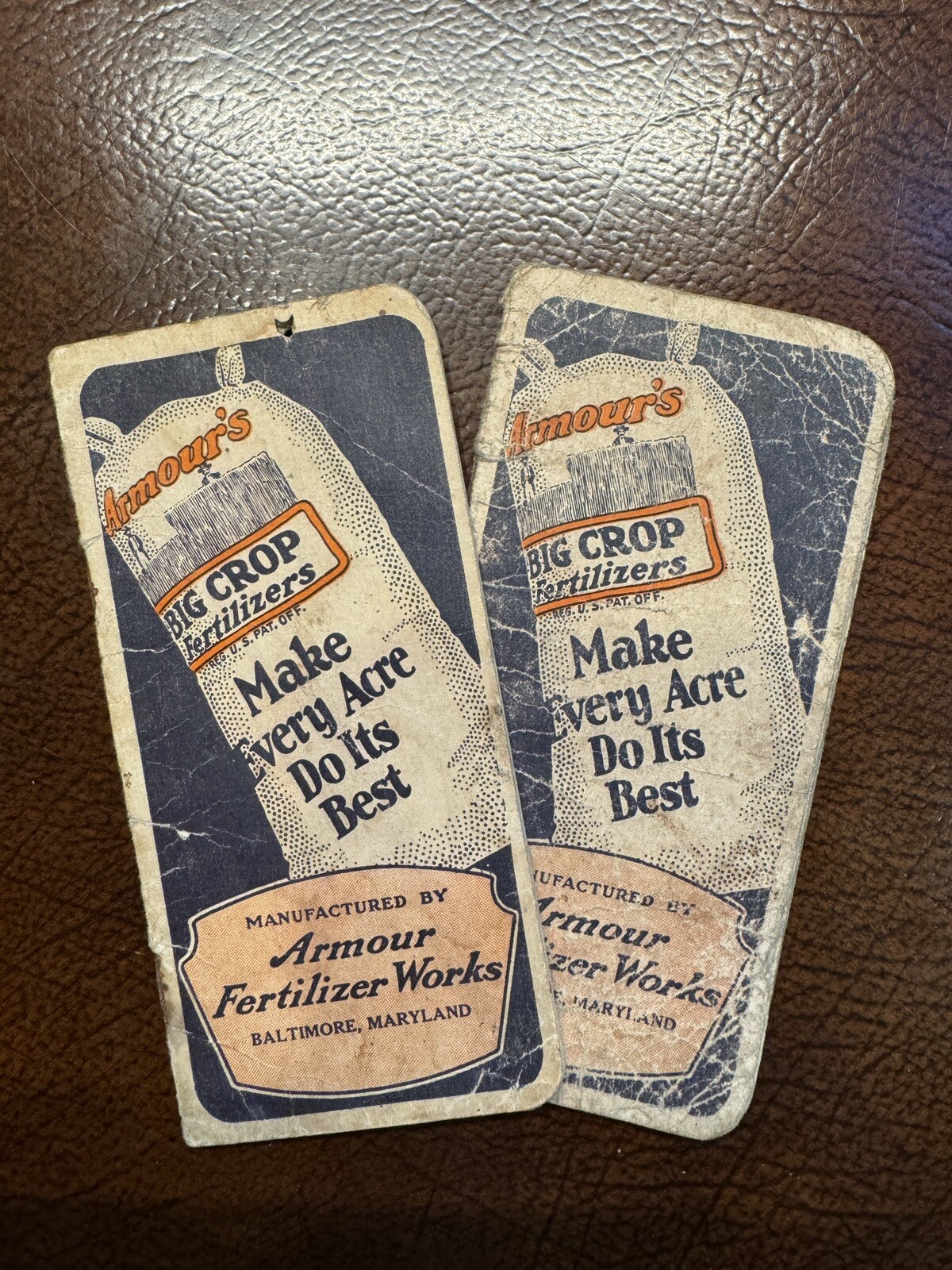 1932 Armour Fertilizer Works Crop Booklets Baltimore Maryland Farm Ephemera