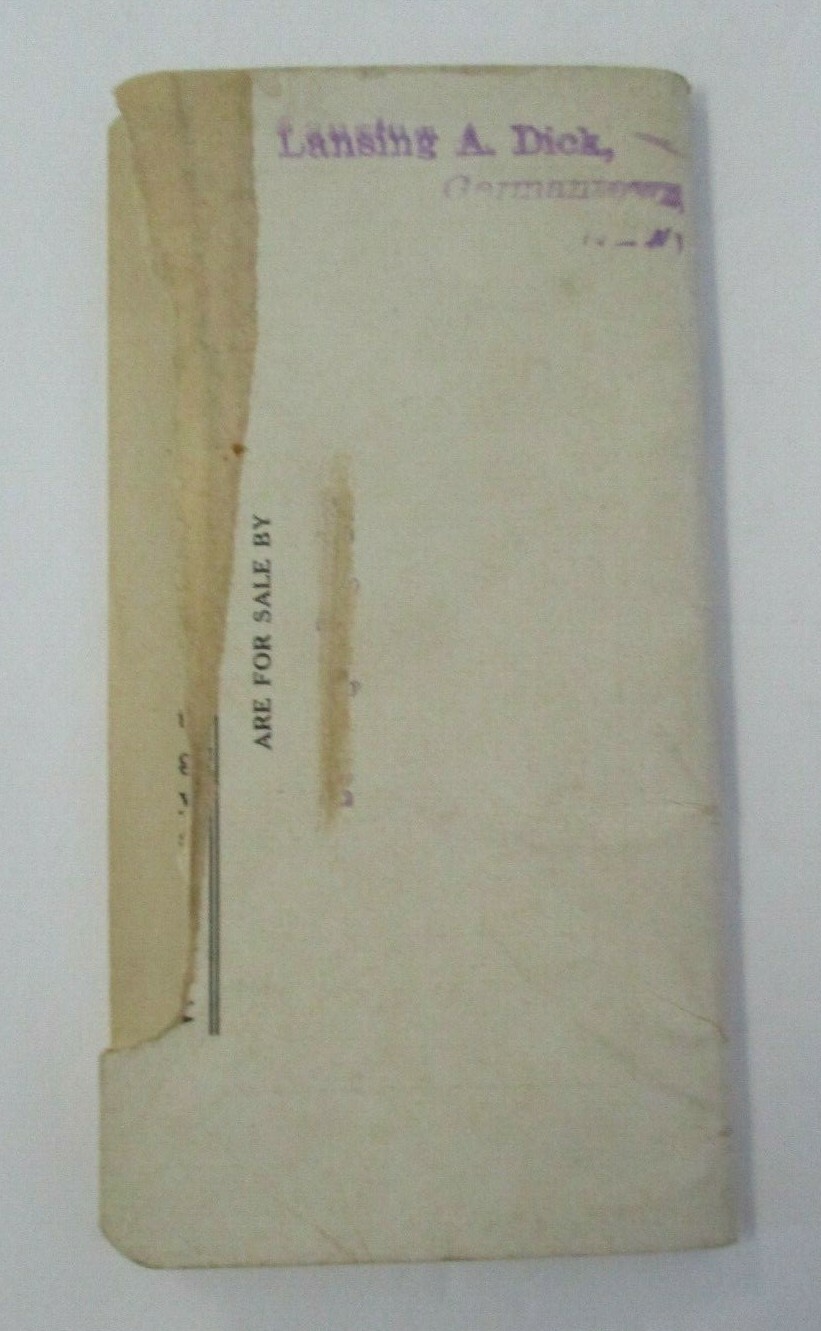 WILLIAMS & CLARK FERTILIZERS Advertising Memo Booklet, 1914