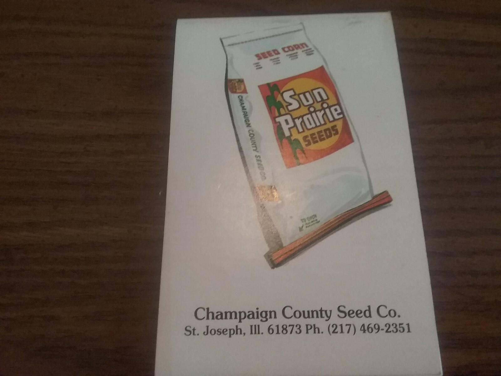 Vintage SUN PRAIRIE Seeds Note Book Pocket Ledger UNUSED ST. JOSEPH ILLINOIS