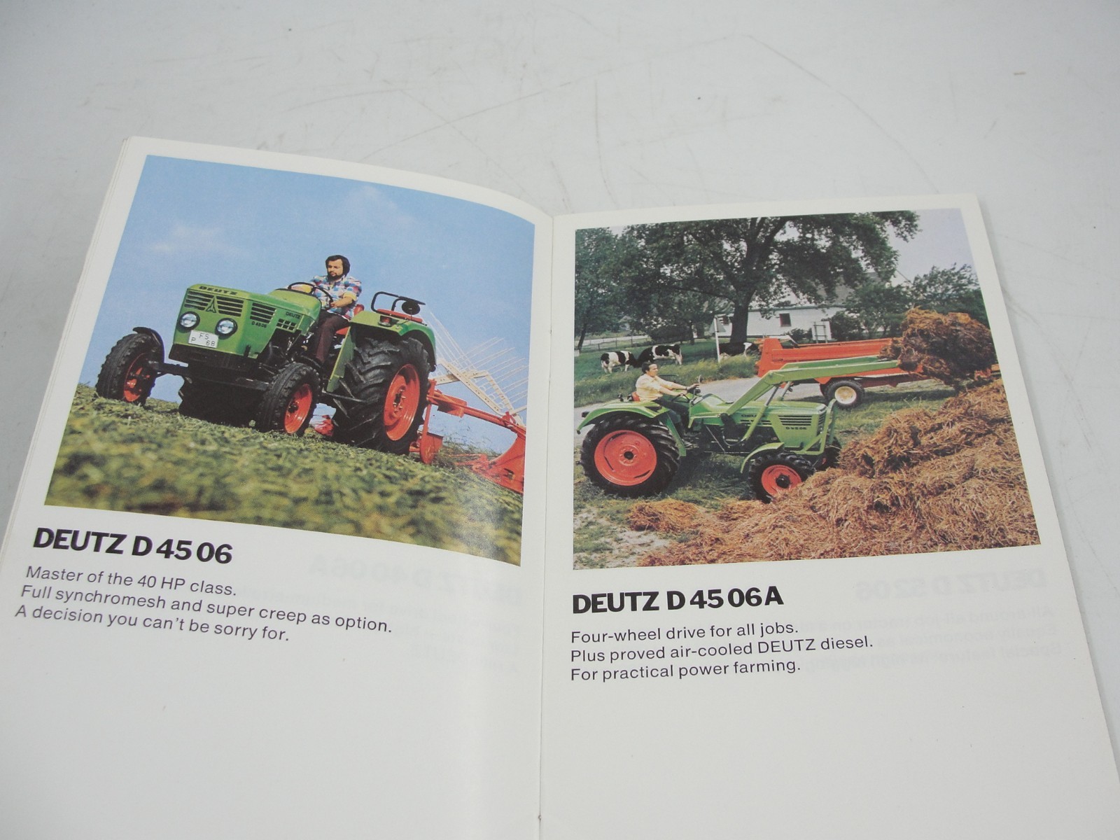 Deutz Tractors Series 06 The Big Success 1974 Brochure