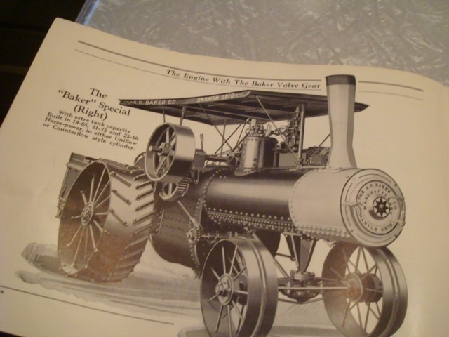 A.D. BAKER TRACTOR & THRESHER Circa 1912 24 Page Catalog Rare