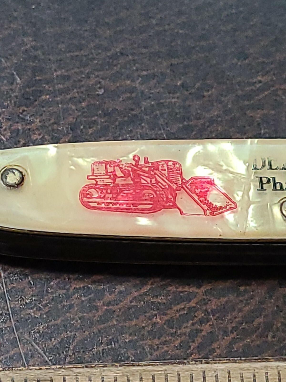 Vintage Early Columbia Pa Excavator Equipment Pocket Knife