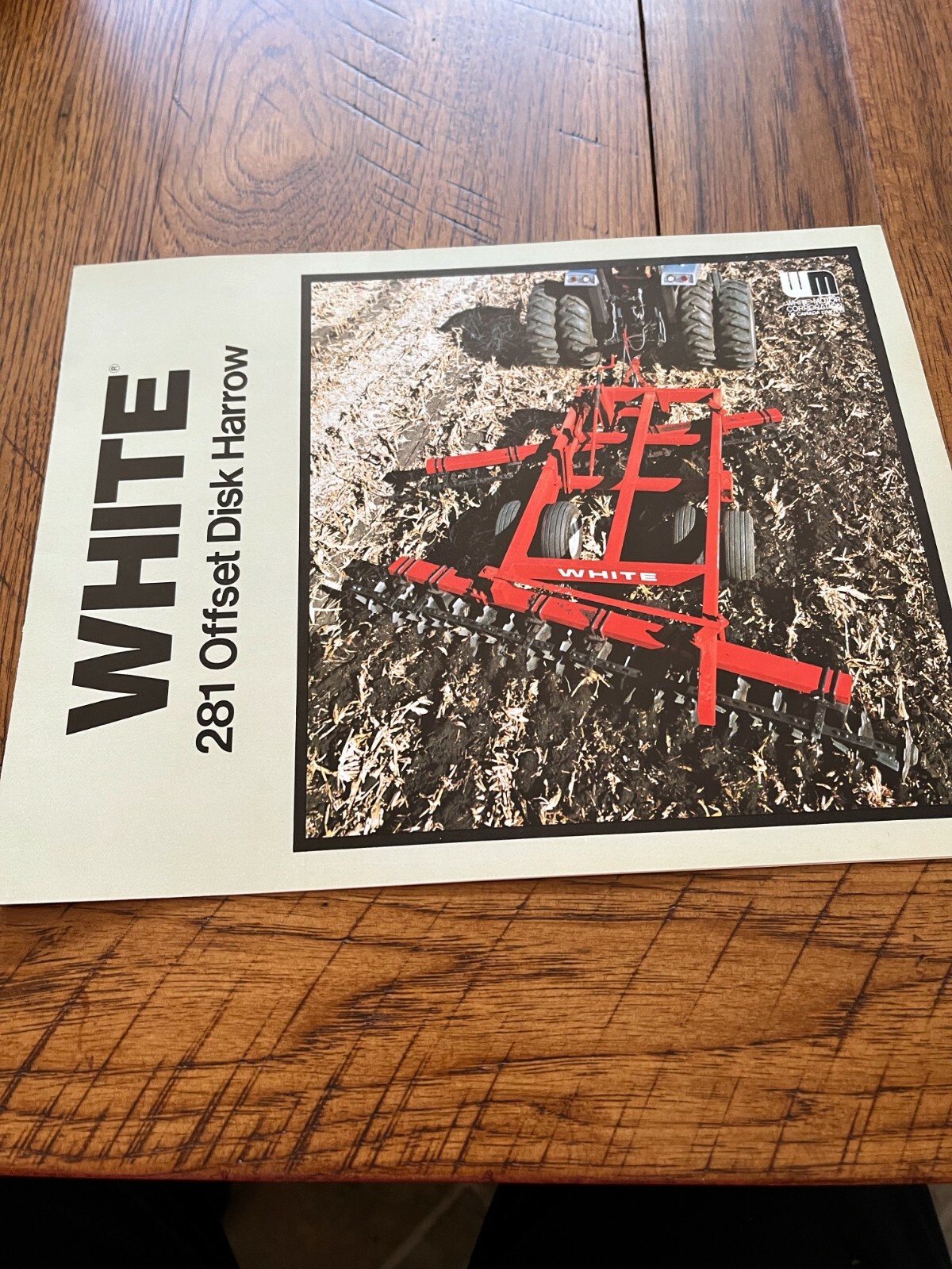 White 281 Offset Disk Harrow Brochure FCCA
