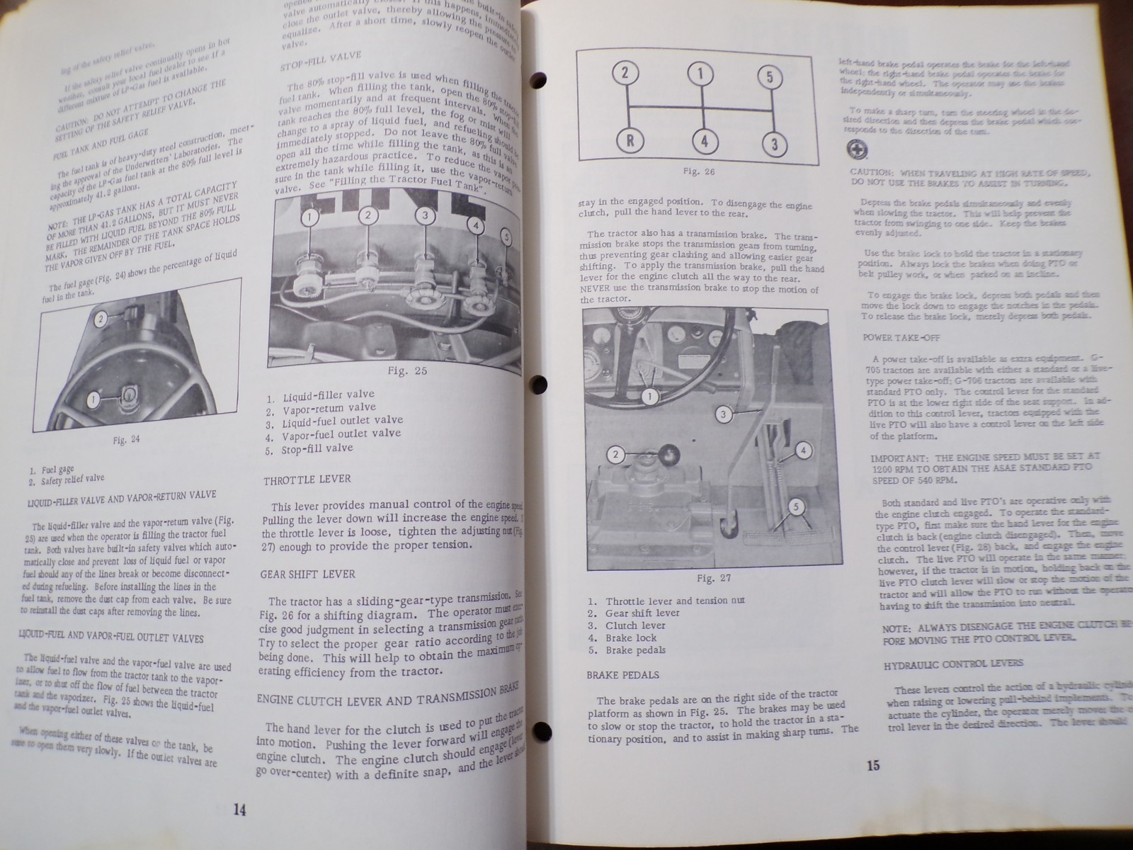 Minneapolis-Moline G-705, G-706 Tractors Operator&rsquo;s Manual