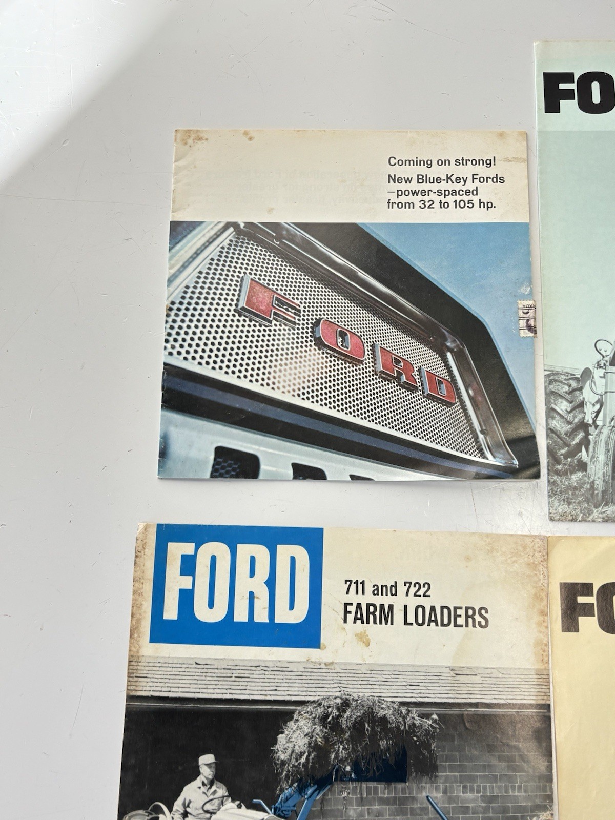 Group Of (6) 1960’s 1970’s Ford Tractor / Implement Dealer Brochures