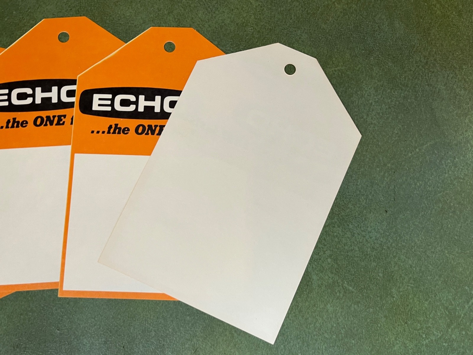 New Old Stock Echo Chainsaw Price Tags Lot of 4