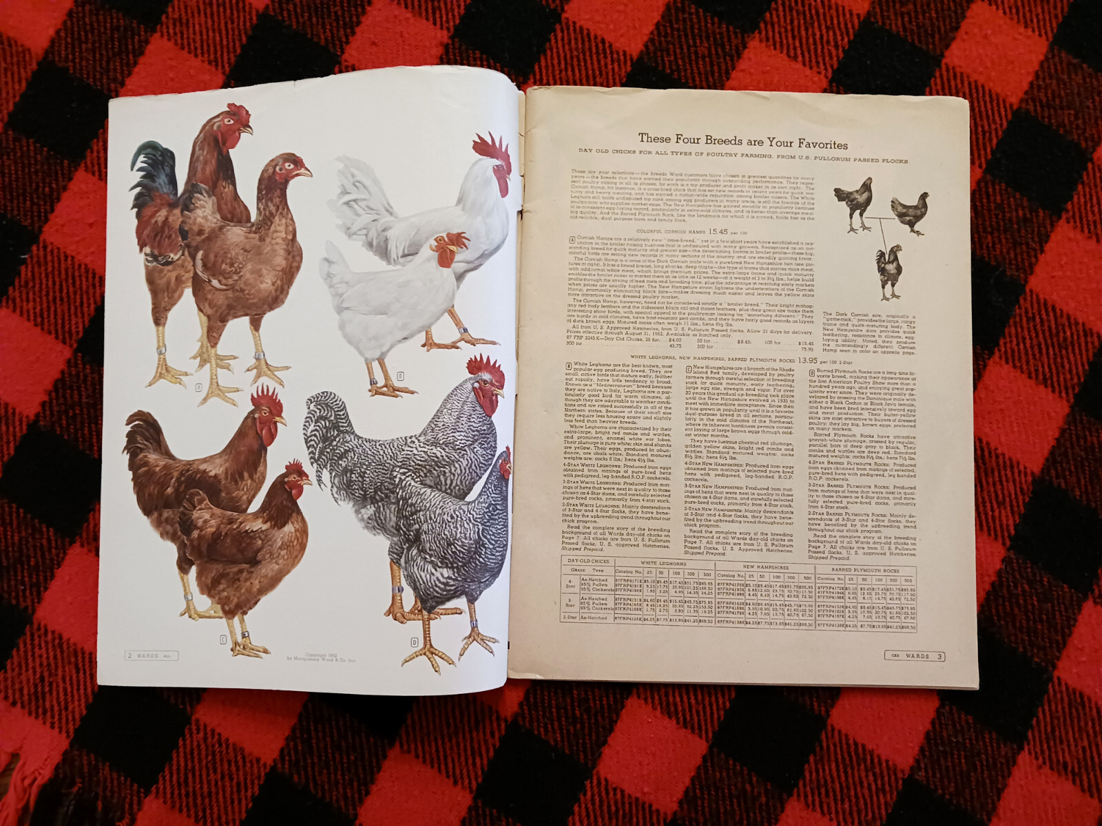 1952 Montgomery Ward Farm Catalog Wards Hoe Plow Trac Garden Tractor