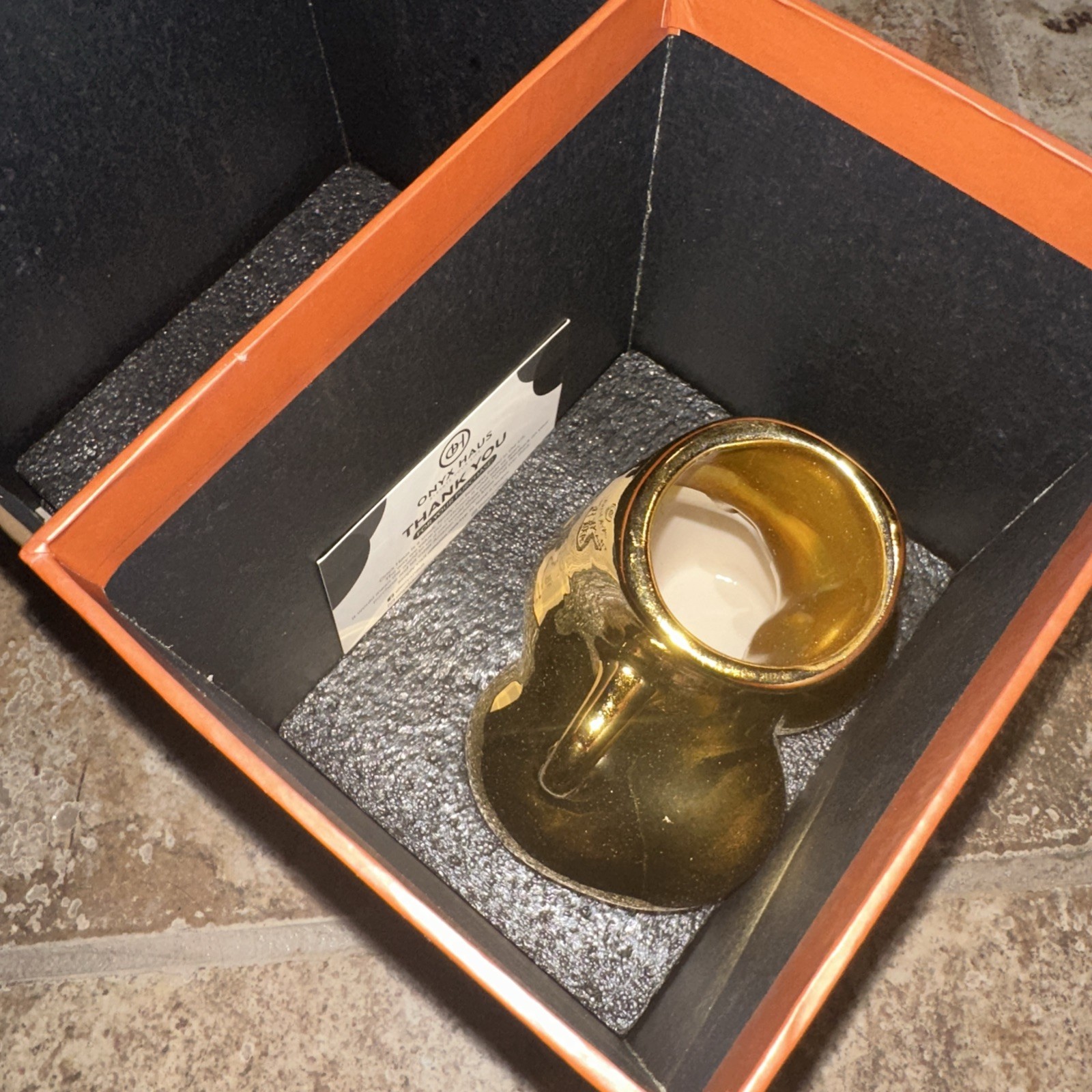 NEW ONYX HAUS BODY VASE FEMALE FORM GOLD