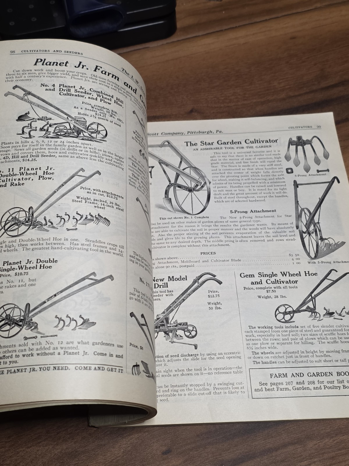 1926 Scott Co Catalog Farm Machinery Tools Plows Seeds Flowers Washer