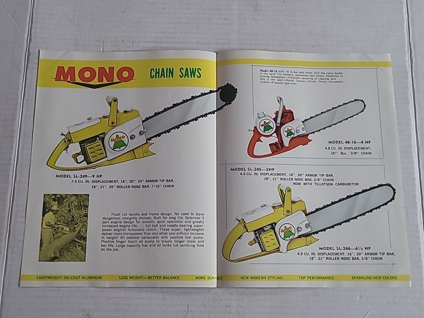 Mono Chain Saw Sales Brochure