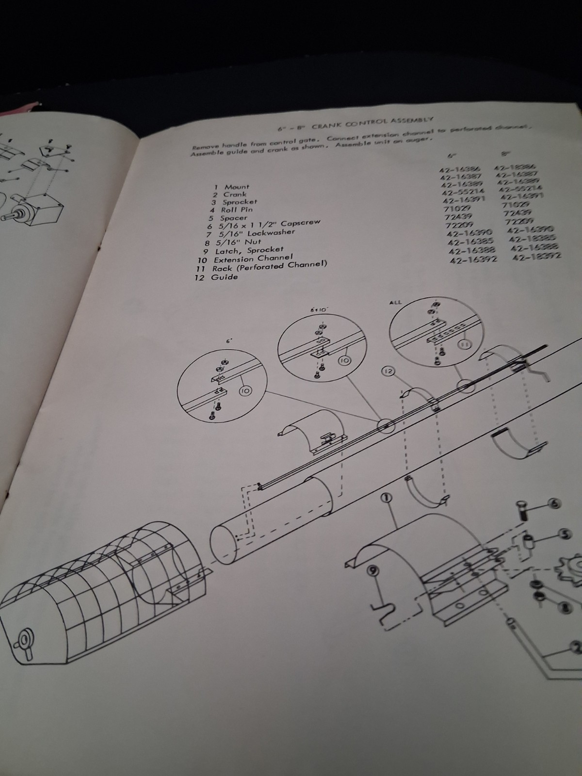 GT 6&Prime;+8&Prime; transport augers operators manual 2002-74
