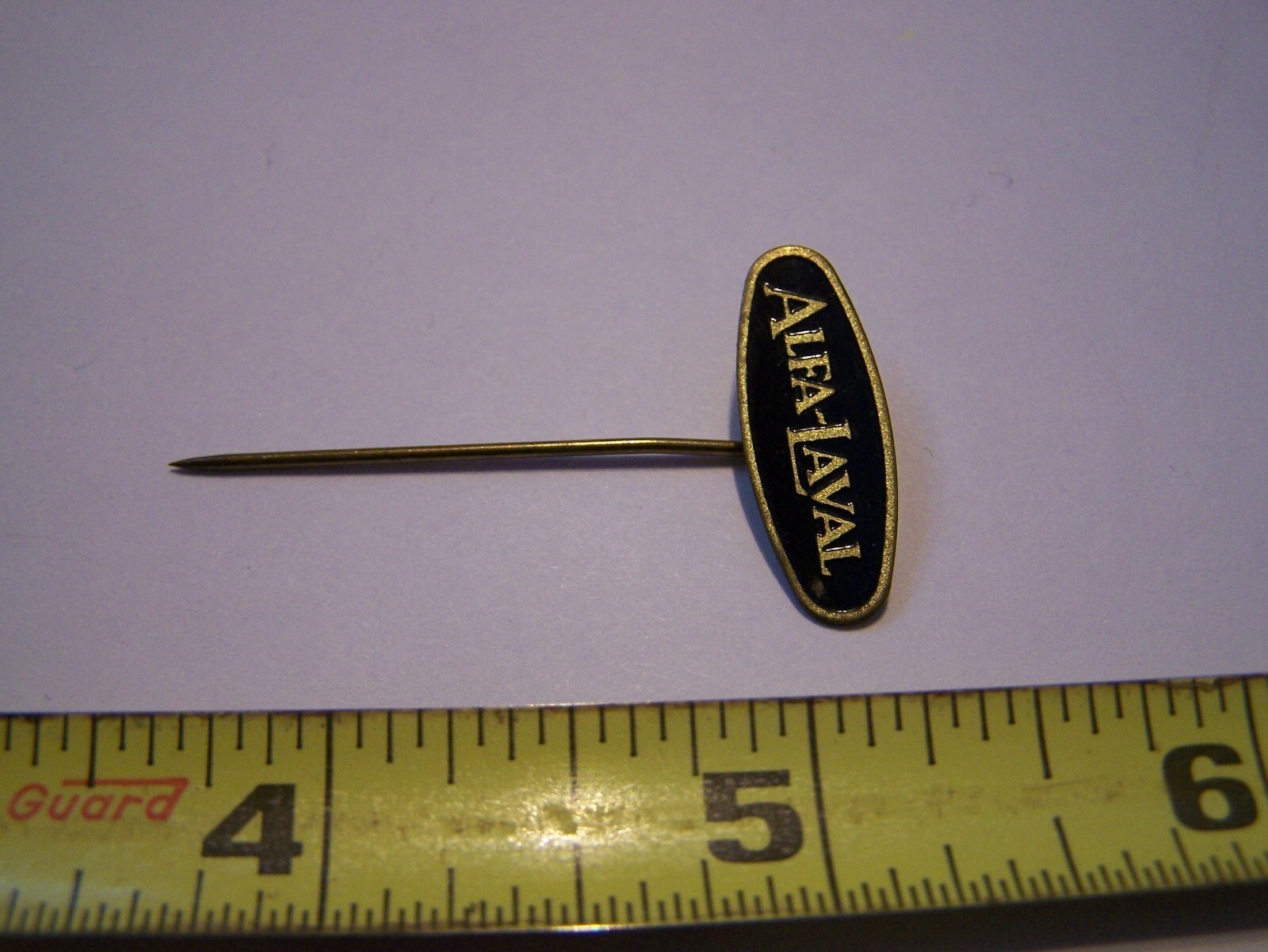 ALFA LAVAL Dairy Equipment Hat Lapel Pin Cream Milk Separator Milker Farm NICE!