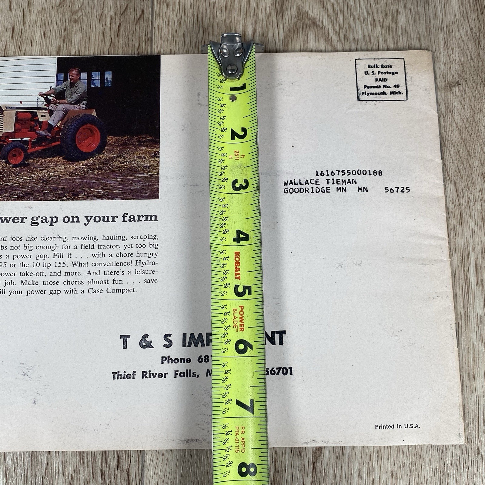 Case Combine Sales Brochure Dealership Mailer