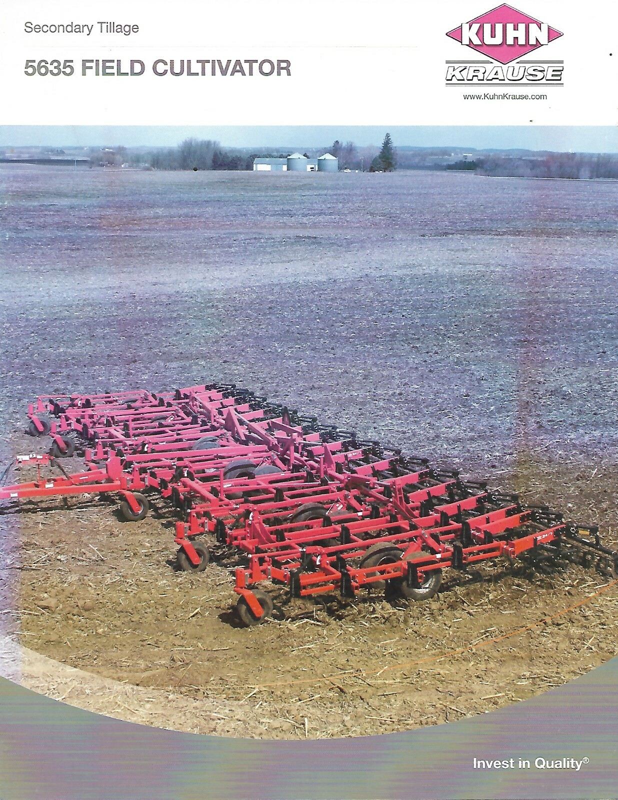 Farm Implement Brochure – Kuhn Krause – 5635 – Field Cultivator – 2014 (F7704)