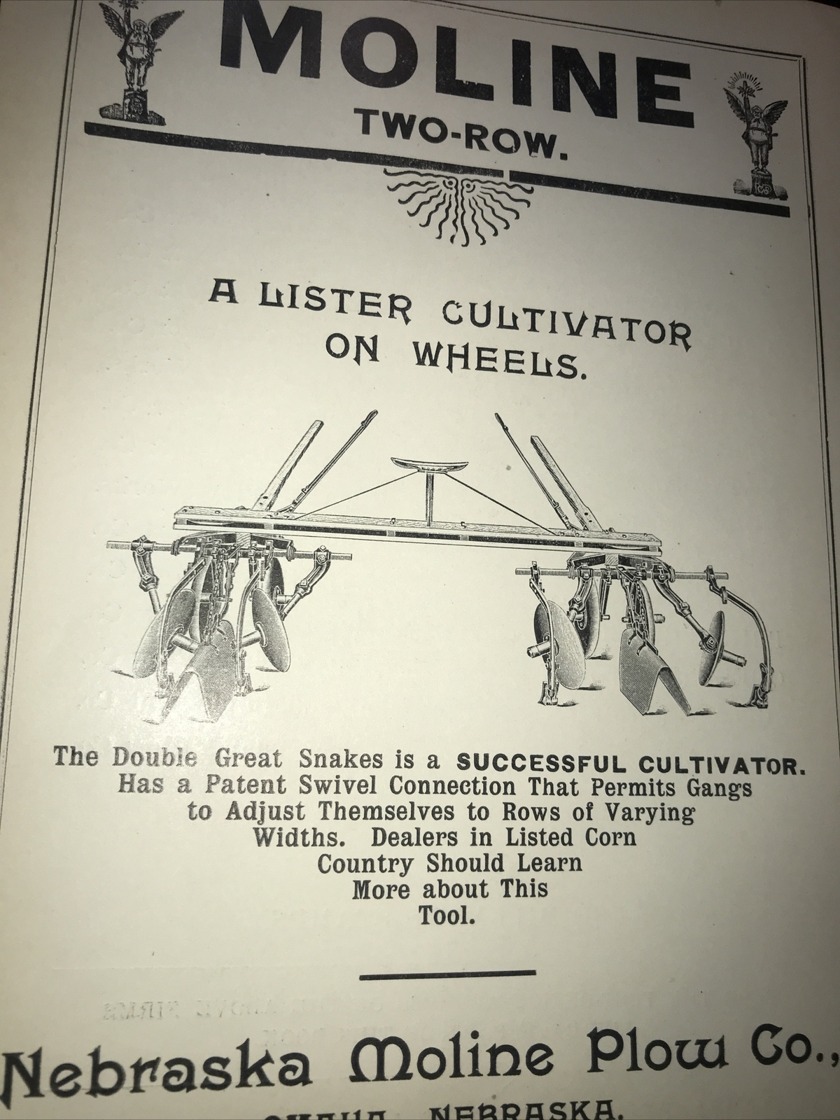 1905 Nebraska Moline Plow Co. – Omaha – Farm Advertising