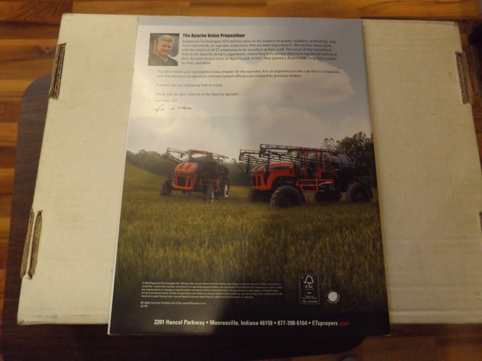 APACHE by ET SPRAYER, 2014, Redefining Application