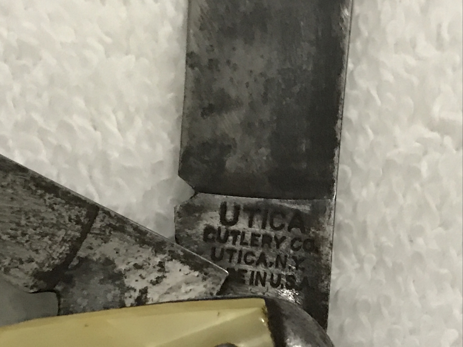 DEMPWOLF’S FERTILIZERS, YORK CHEMICAL WORKS, VINTAGE UTICA ADVERTISING KNIFE