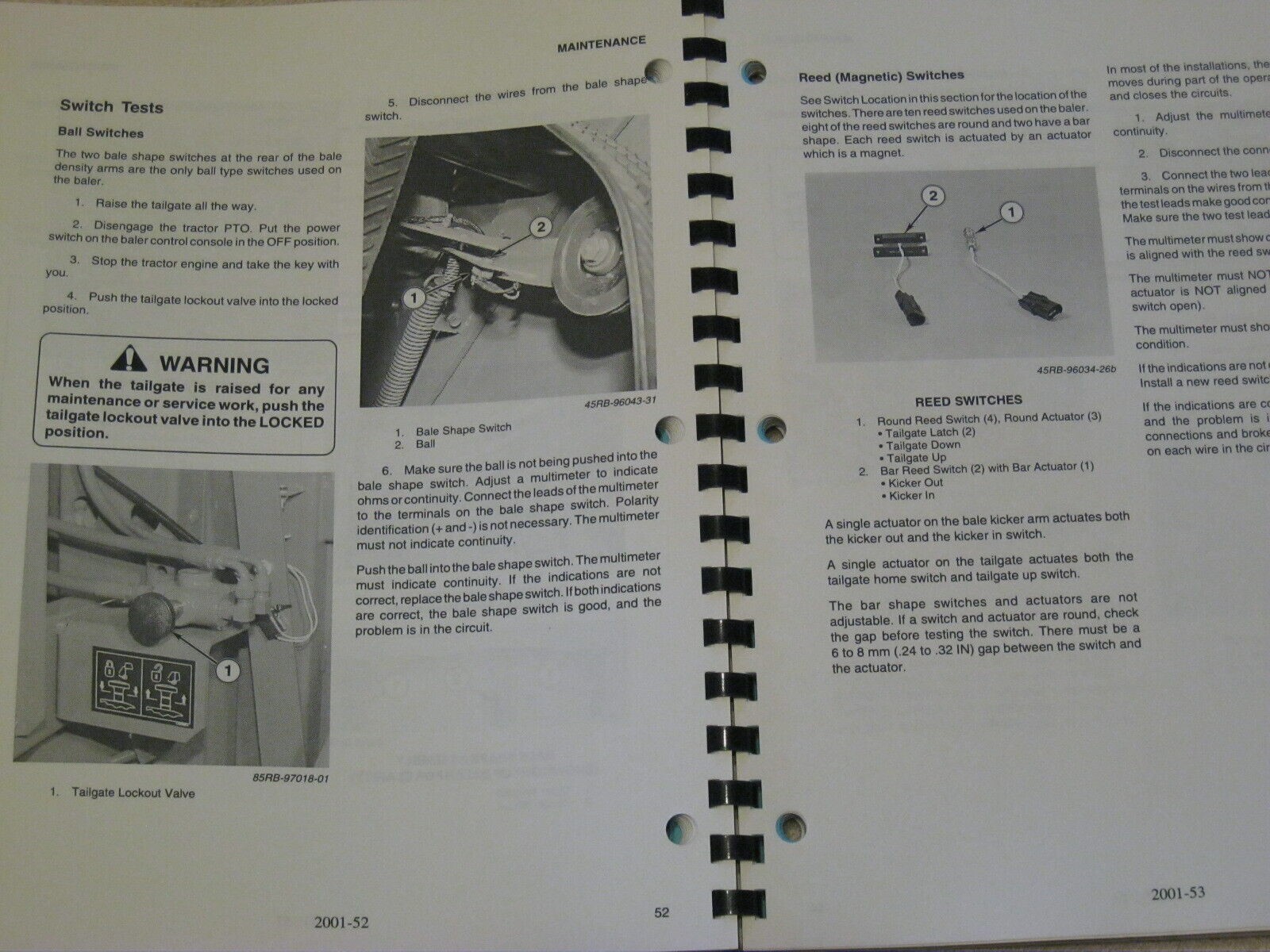 2000 AGCO HESSTON HAY EQUIPMENT SERVICE BULLETINS INFORMATION REPAIR MANUAL