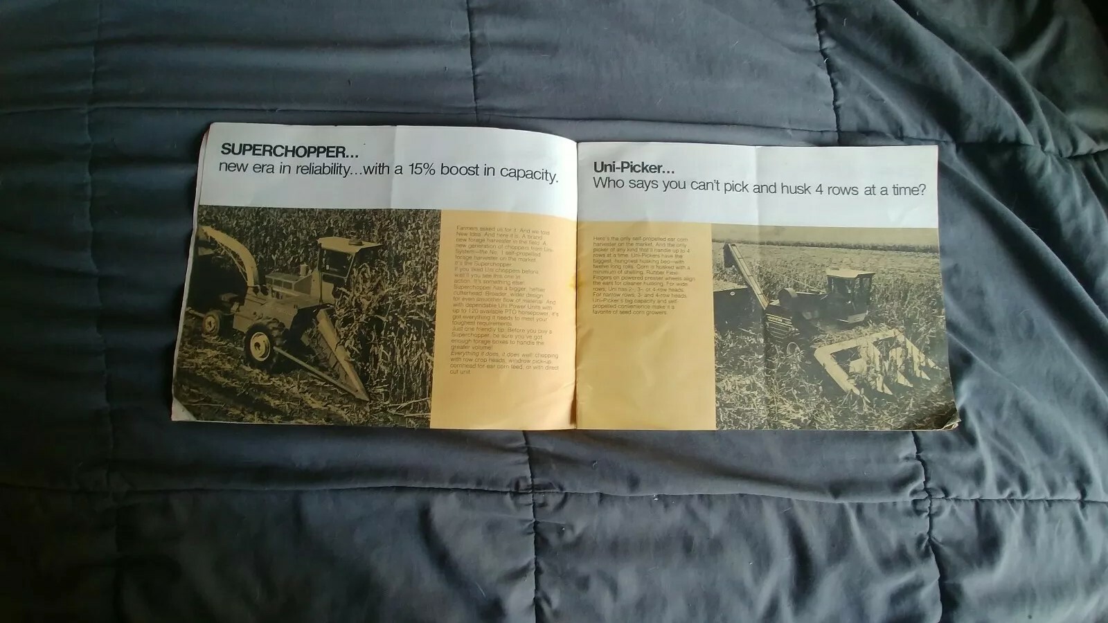 VINTAGE 60&rsquo;s NEW IDEA CORN HARVESTING EQUIPMENT ADVERTISING CATALOG TRACTOR