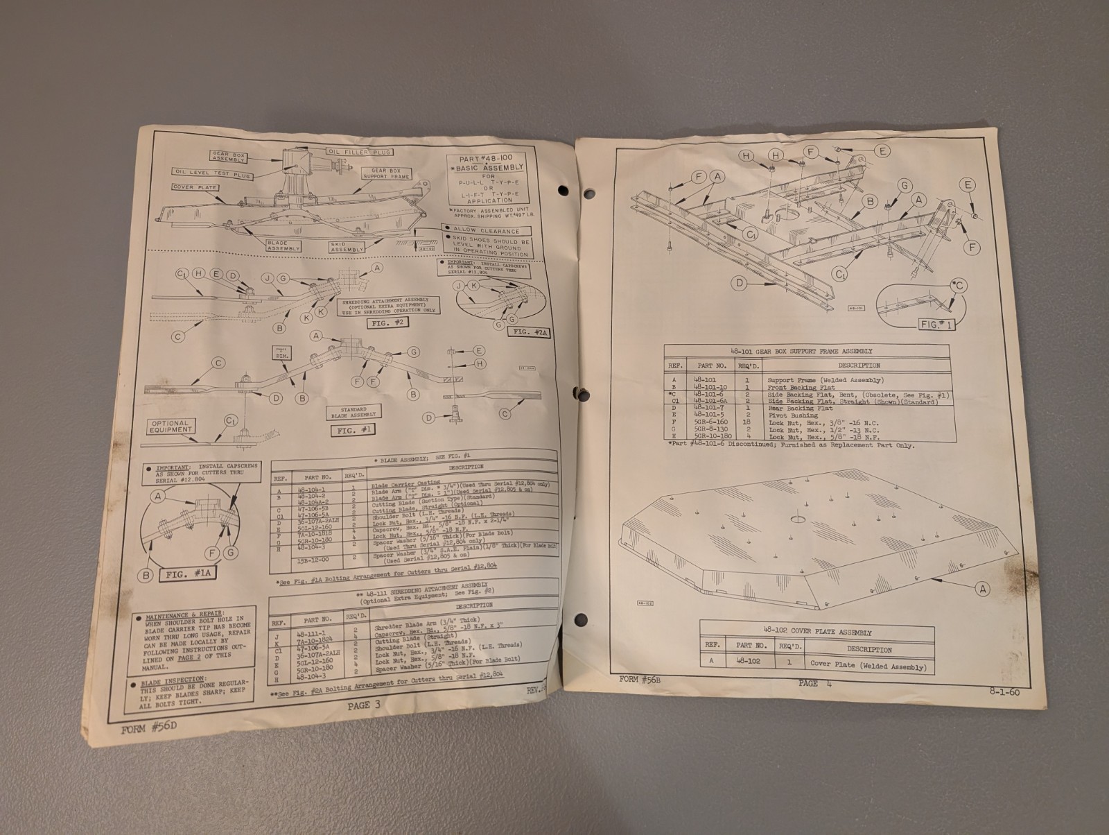 Servis E 60 Owner&rsquo;s Manual – 1960s Rotary Cutter Agriculture Farming Maintenance