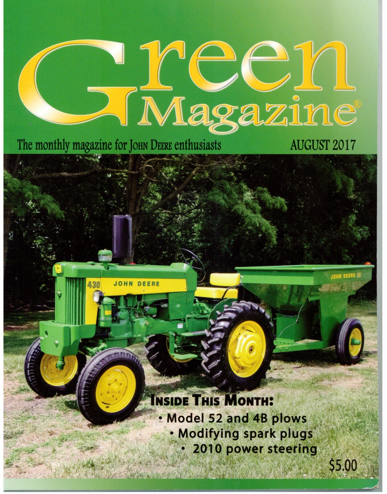 John Deere 1928-1930 Model D Tractor, John Deere Combine History, 2010 Steering