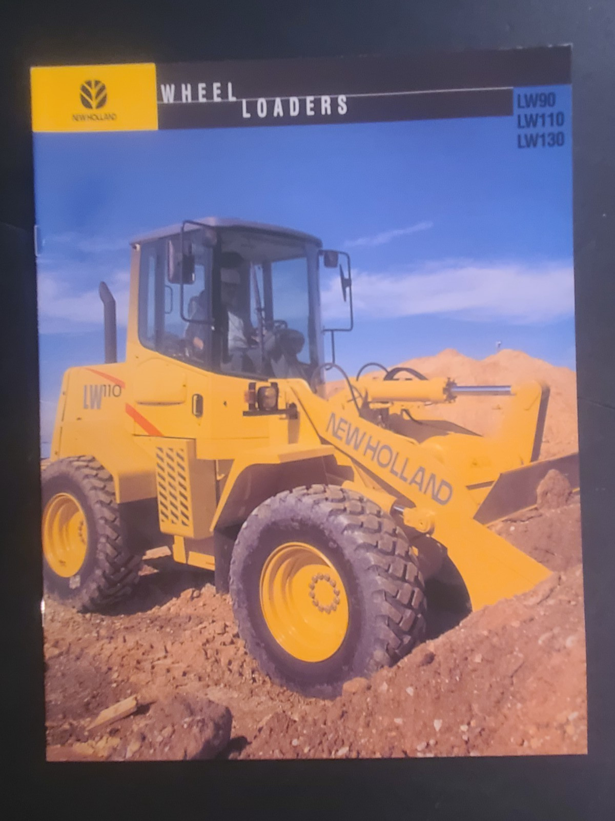 1999 NEW HOLLAND Wheel Loaders LW90 LW110 LW130 Dealer Brochure