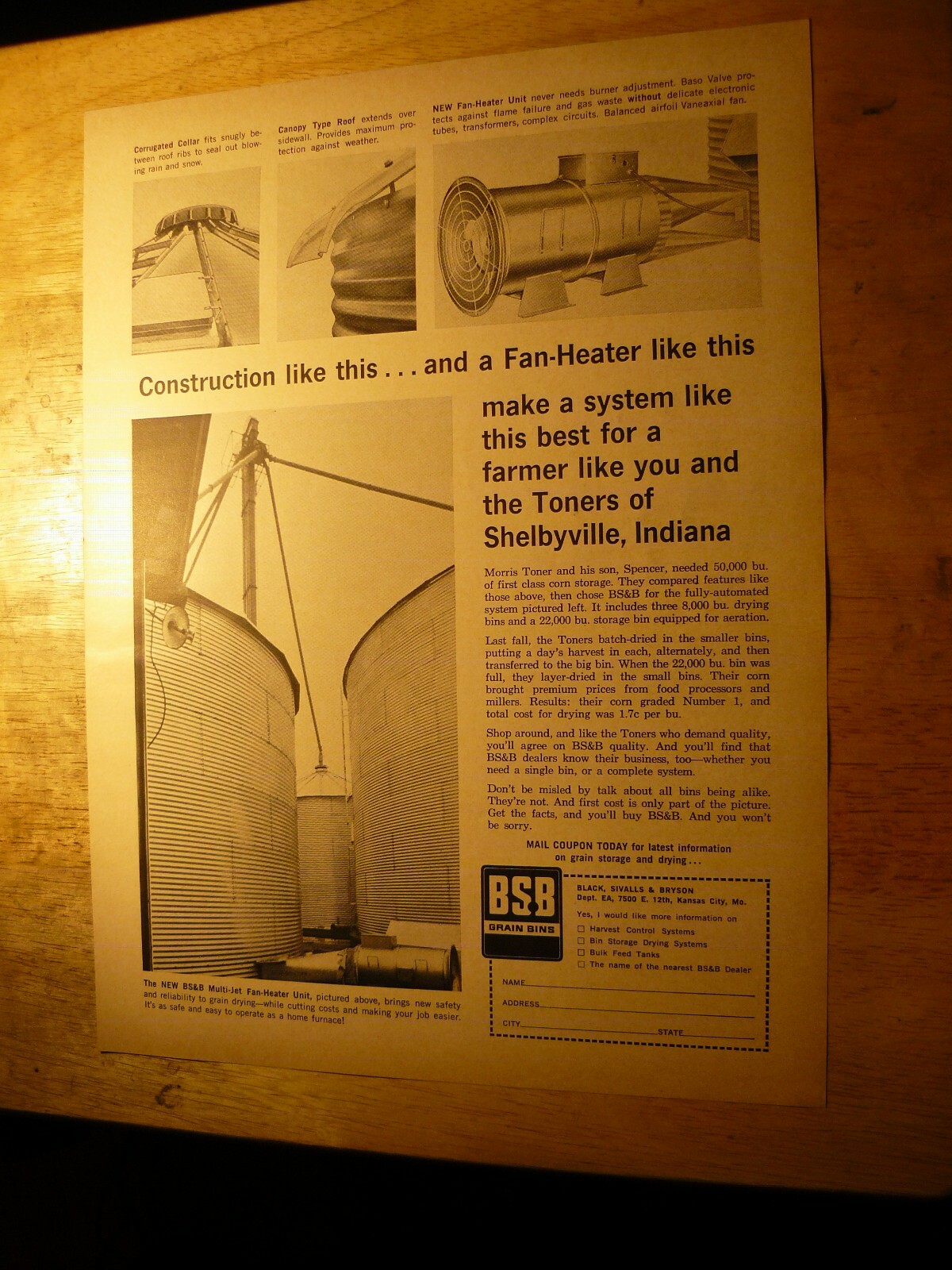 FARM QRTLY-SPRING 1963-AD- BSB MULTI-JET GRAIN-BINS.