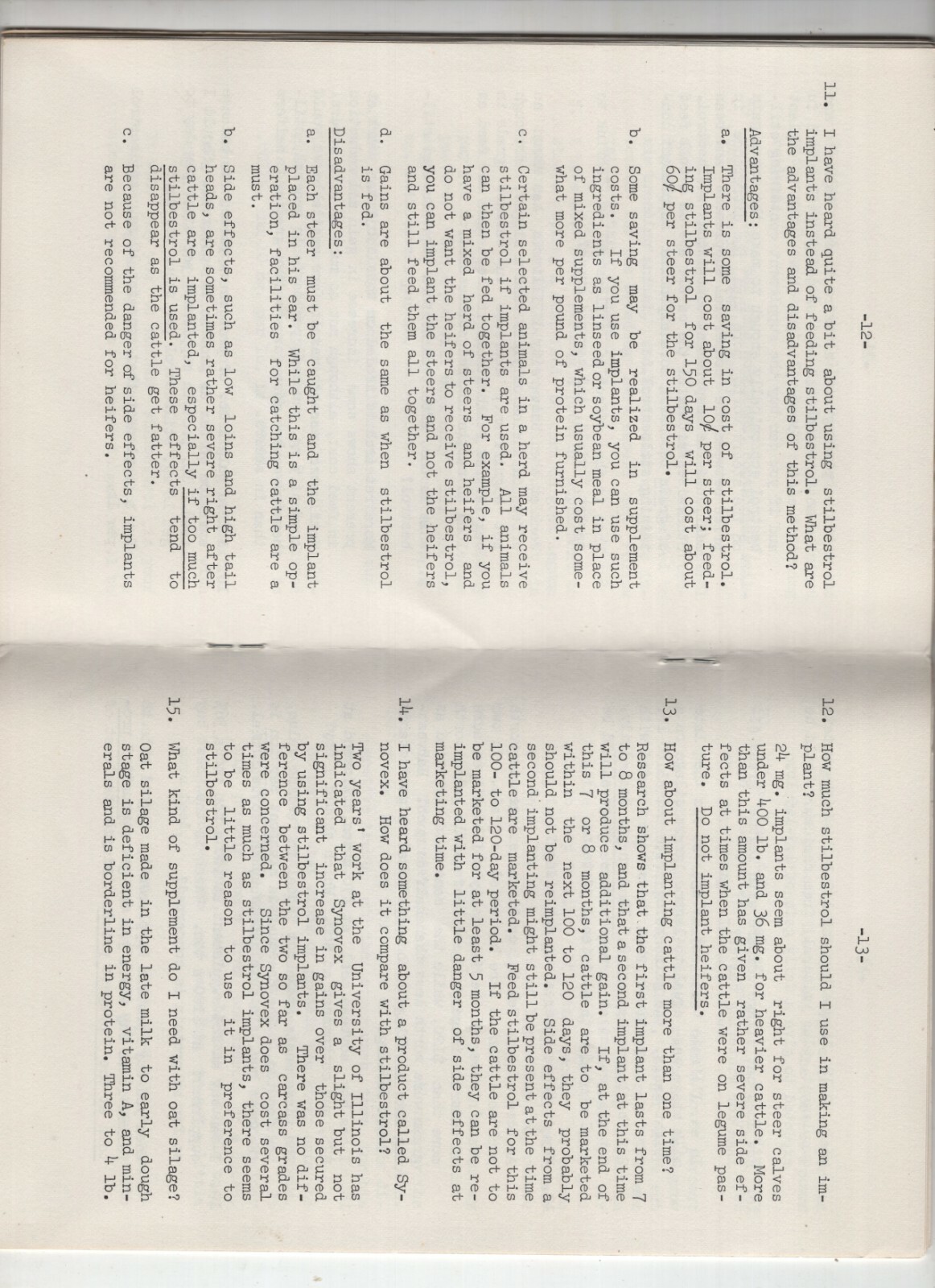 1959 Beef Cattle Feeding Suggestions – University of IL, College of Agriculture