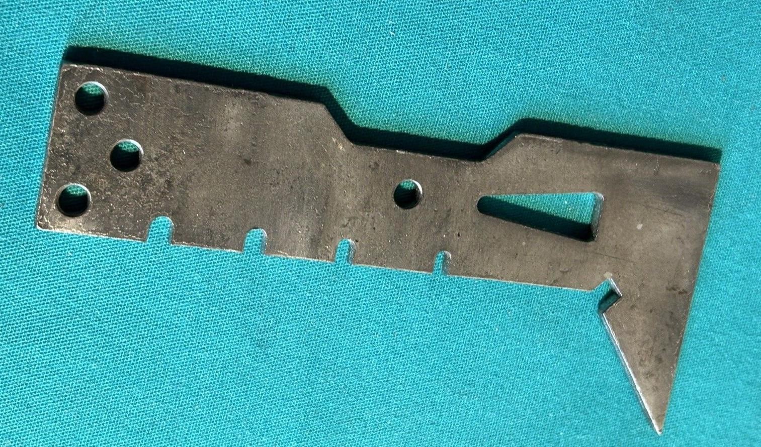 Vtg 1950s New Idea Advertising Wire Gauge 5&Prime; Ruler Measure Implement Wrench