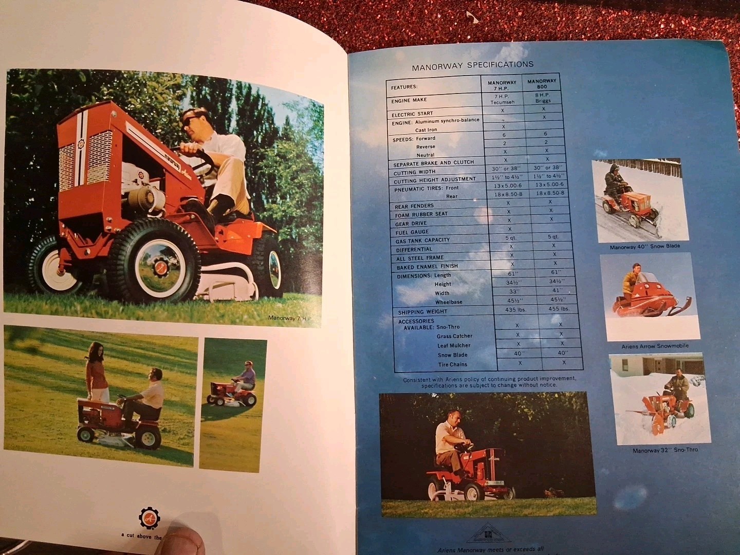 What&rsquo;s new ariens 1971 lawn tractors booklet brochure Tillers Mowers Free Shippi