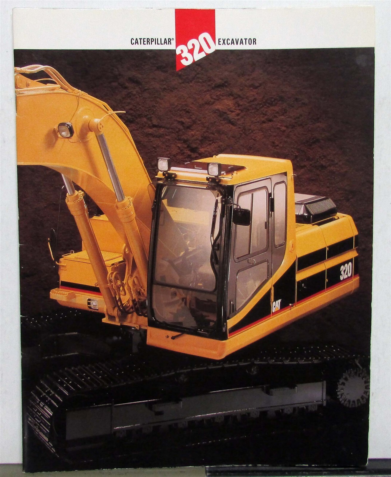 1992 Caterpillar 320 Excavator Construction Sales Brochure