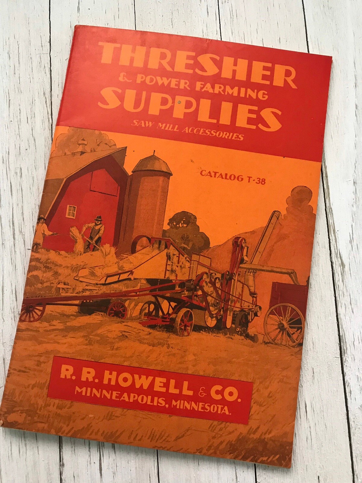 1938 R. R. Howell & Co. Thresher And Power Farming Supplies, Sawmill Catalog